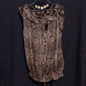 Ruffled formal blouse